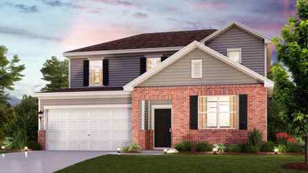 A house with a garage.