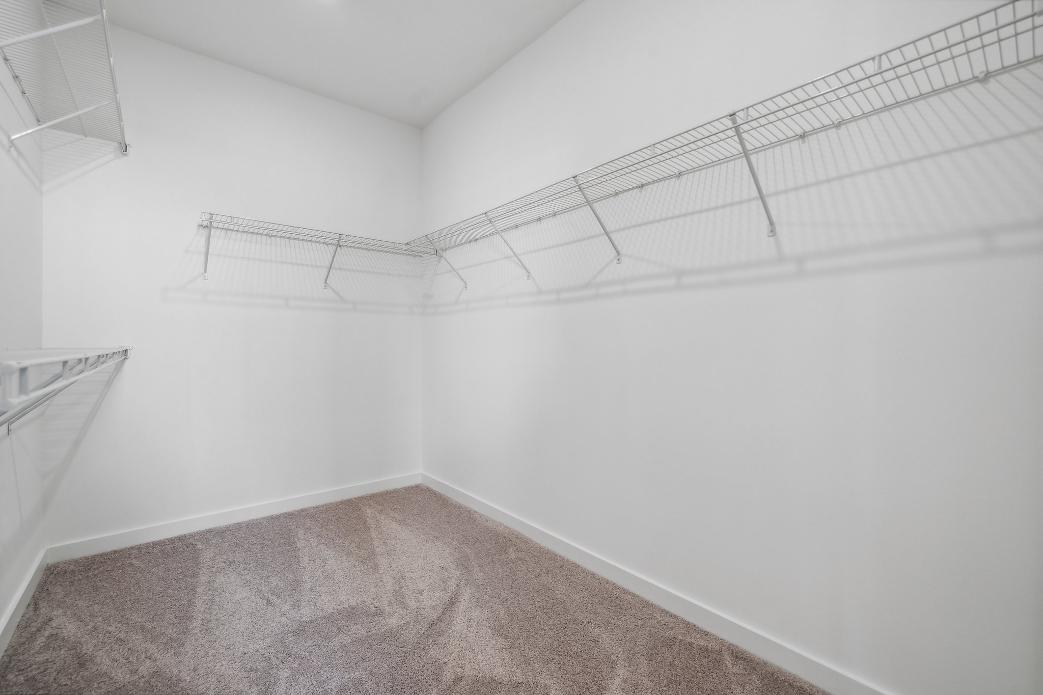 A white tiled room.