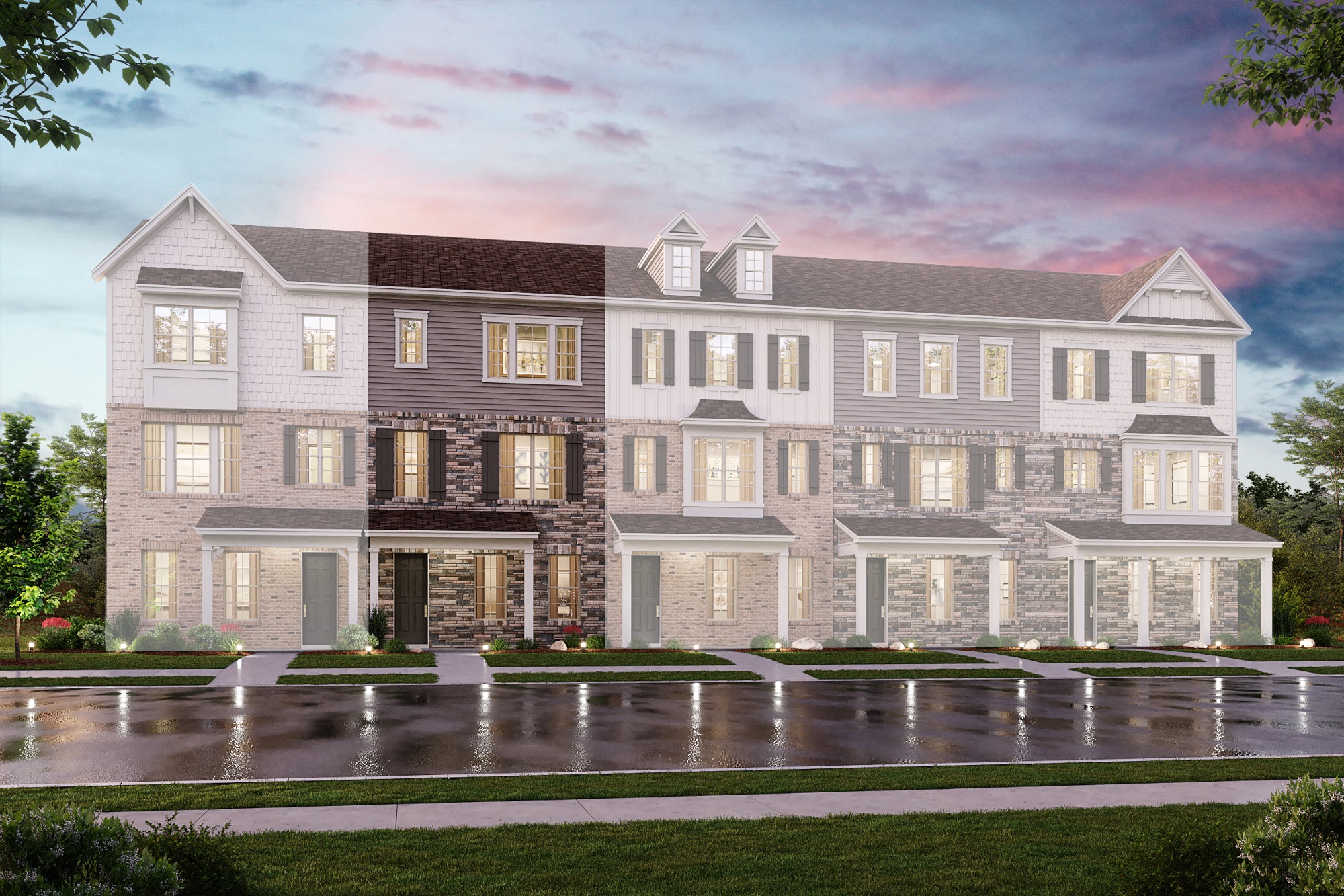 The Stratford II Elevation A at Gatsby