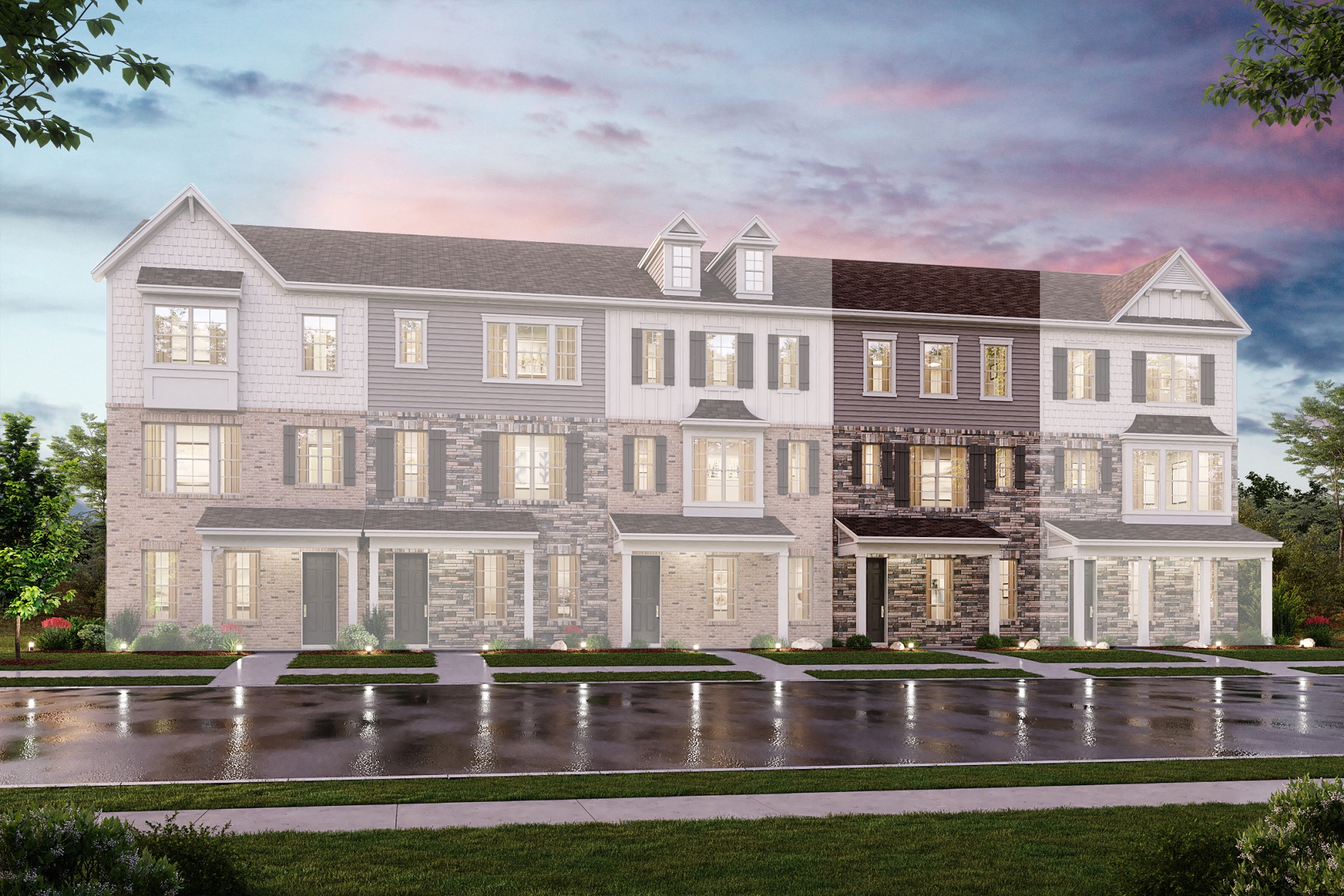 The Stratford II Elevation B at Gatsby