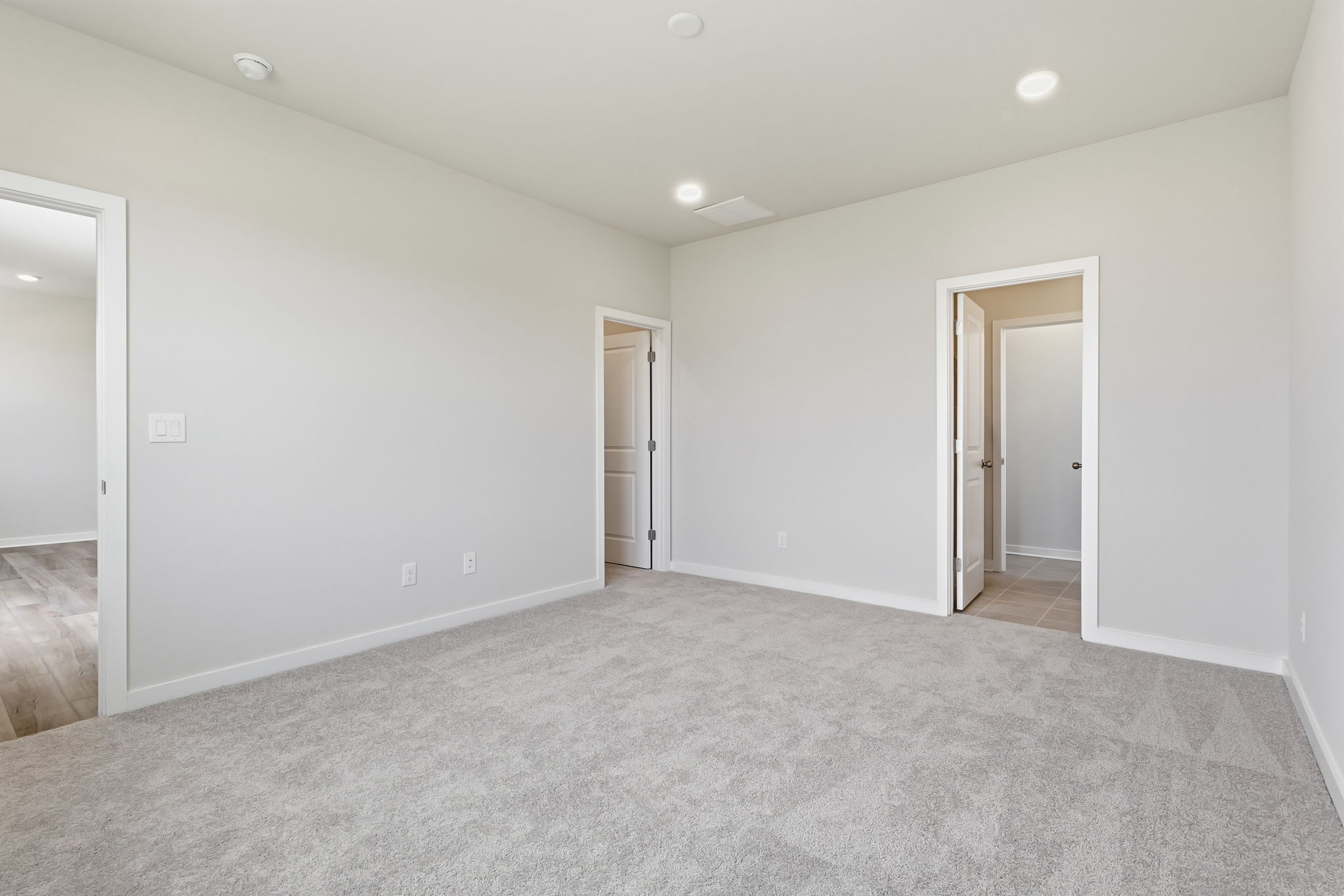 A room with white walls.
