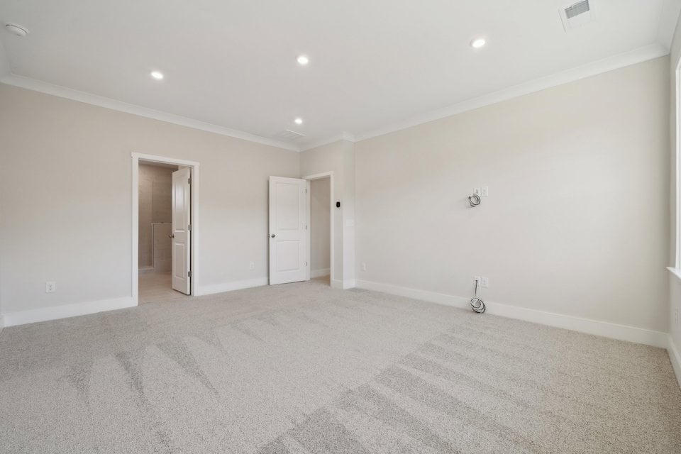 A large empty room.