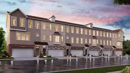 A large building with many windows.