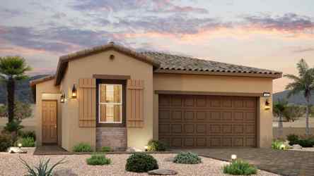 A house with a driveway.