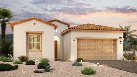 A house with a garage and a driveway.
