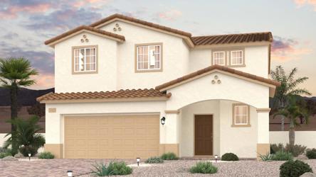 A house with a garage.