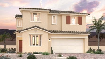 A house with a garage.