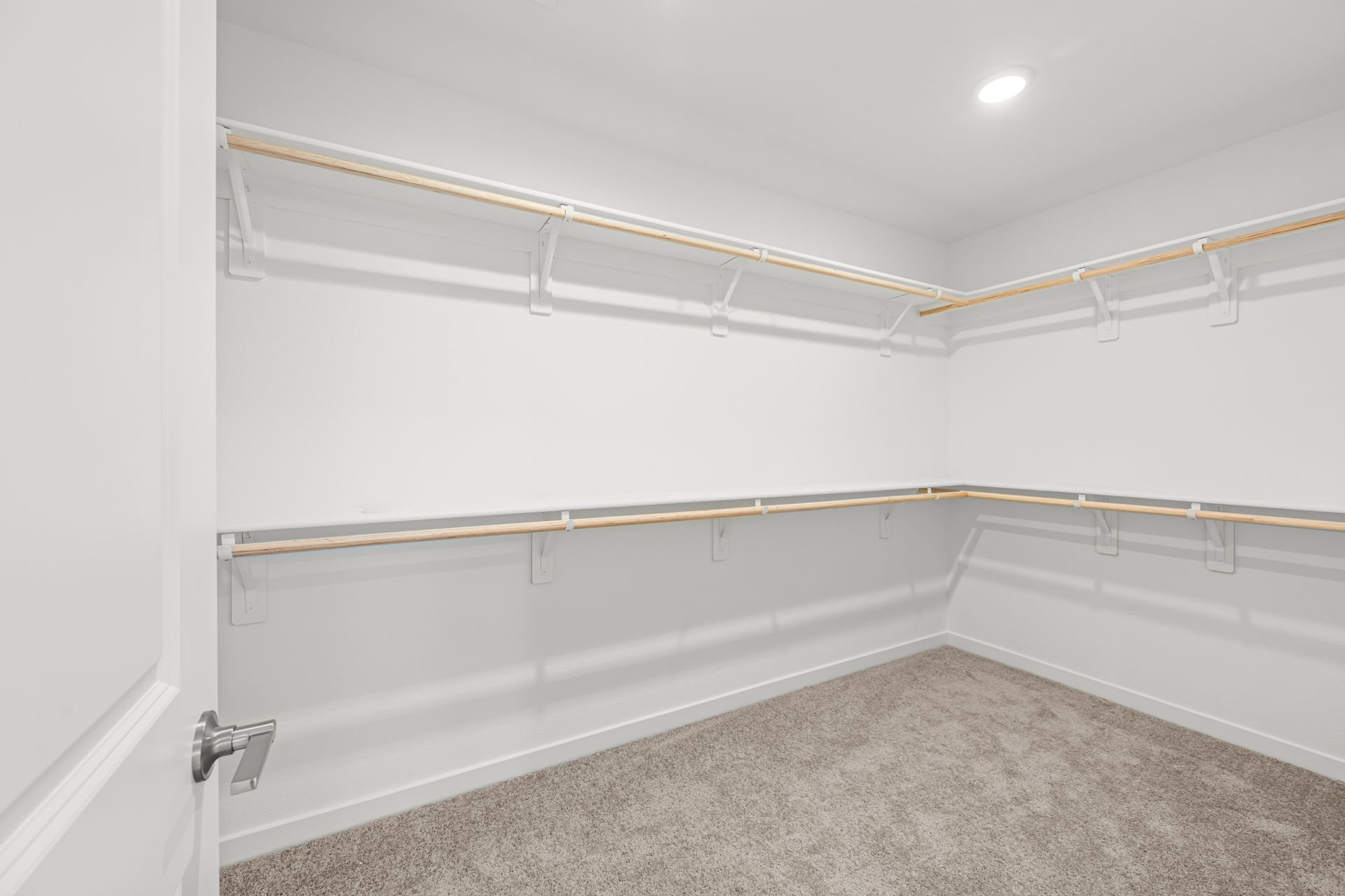 A white room with a white wall.