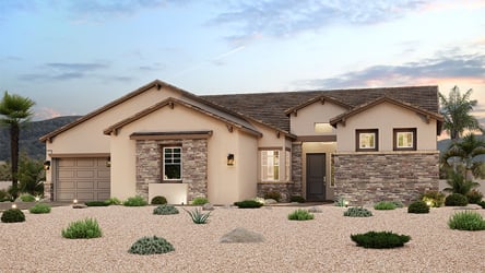 A house with a driveway.