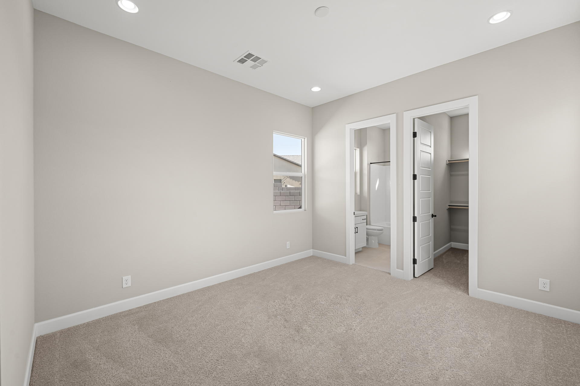 A room with white walls.