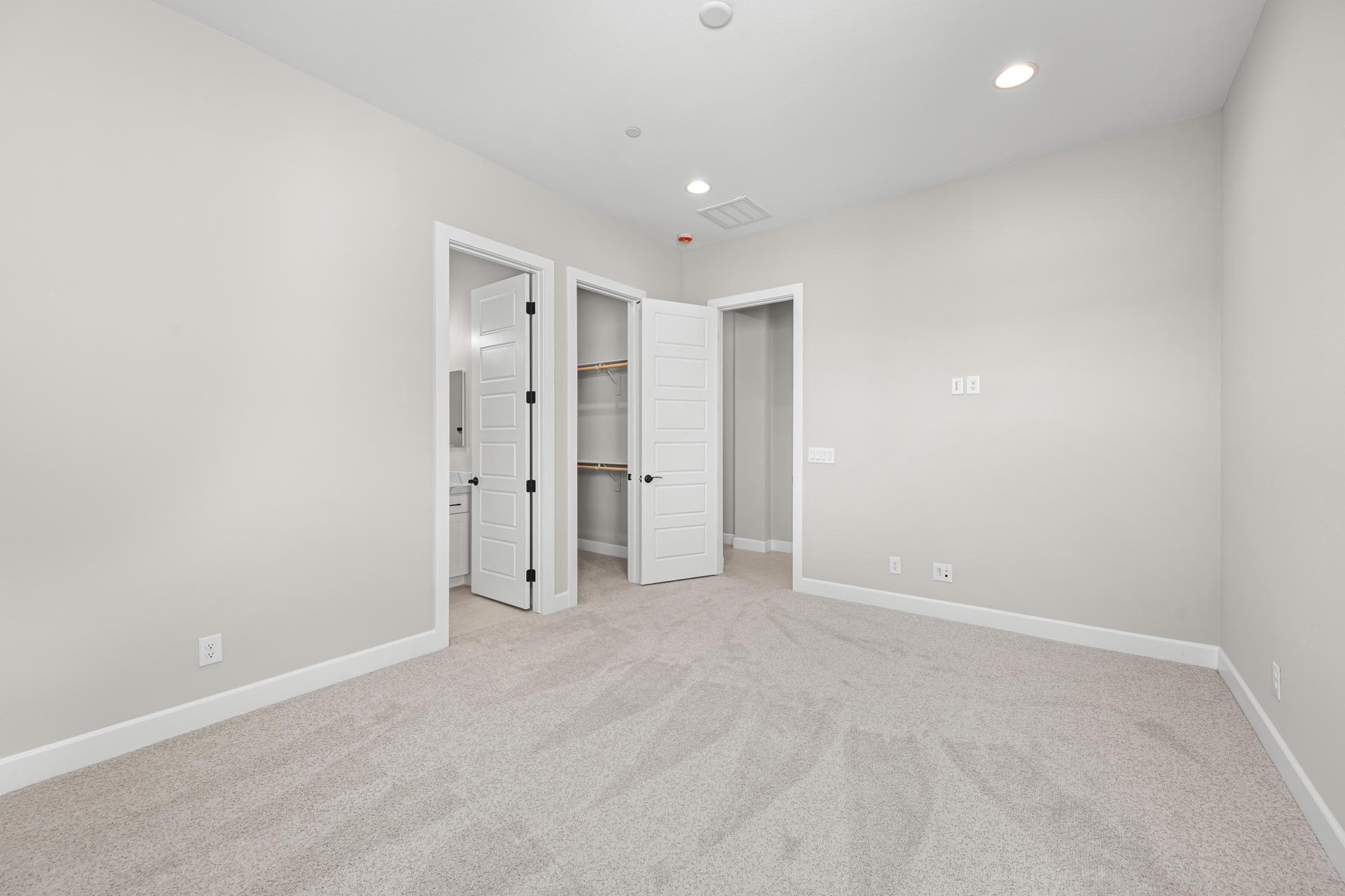 A room with white walls.