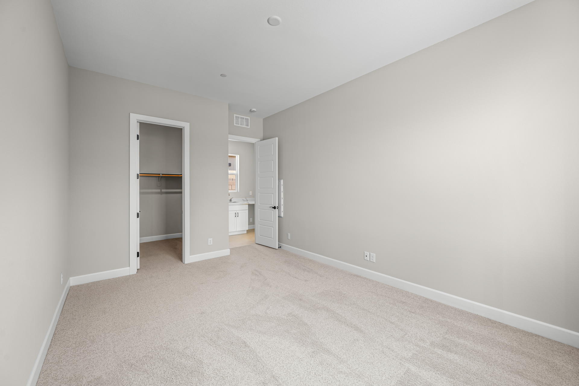 A room with white walls.