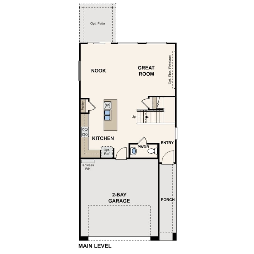 Main floor diagram