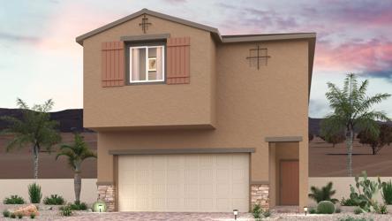 A building with a cross on top.