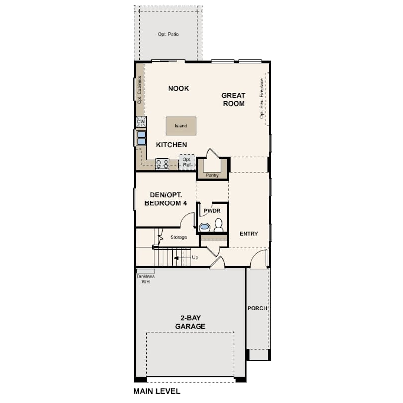 Main floor diagram