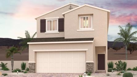 A house with a cross on the roof.