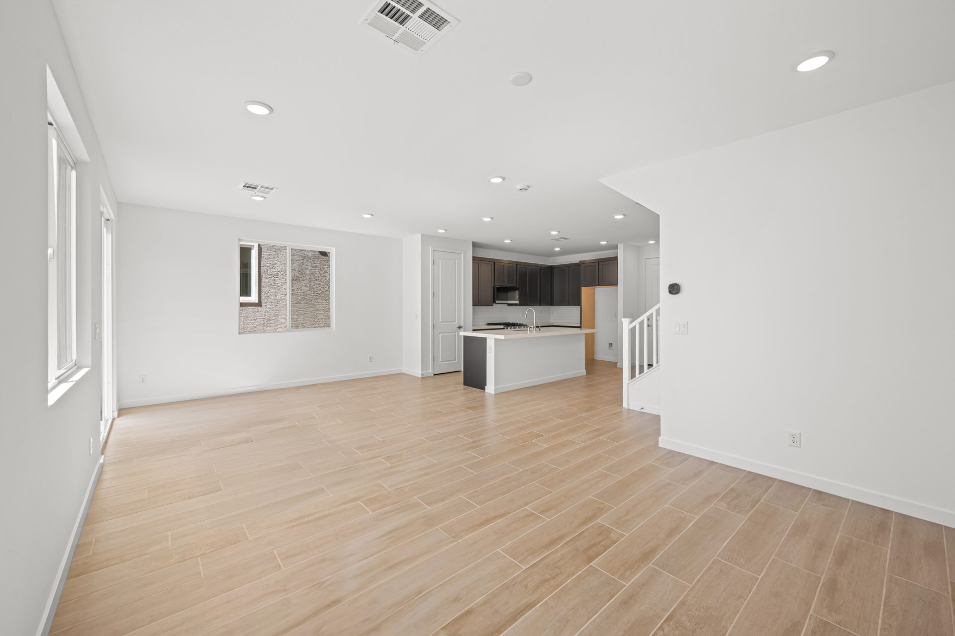A large empty room.