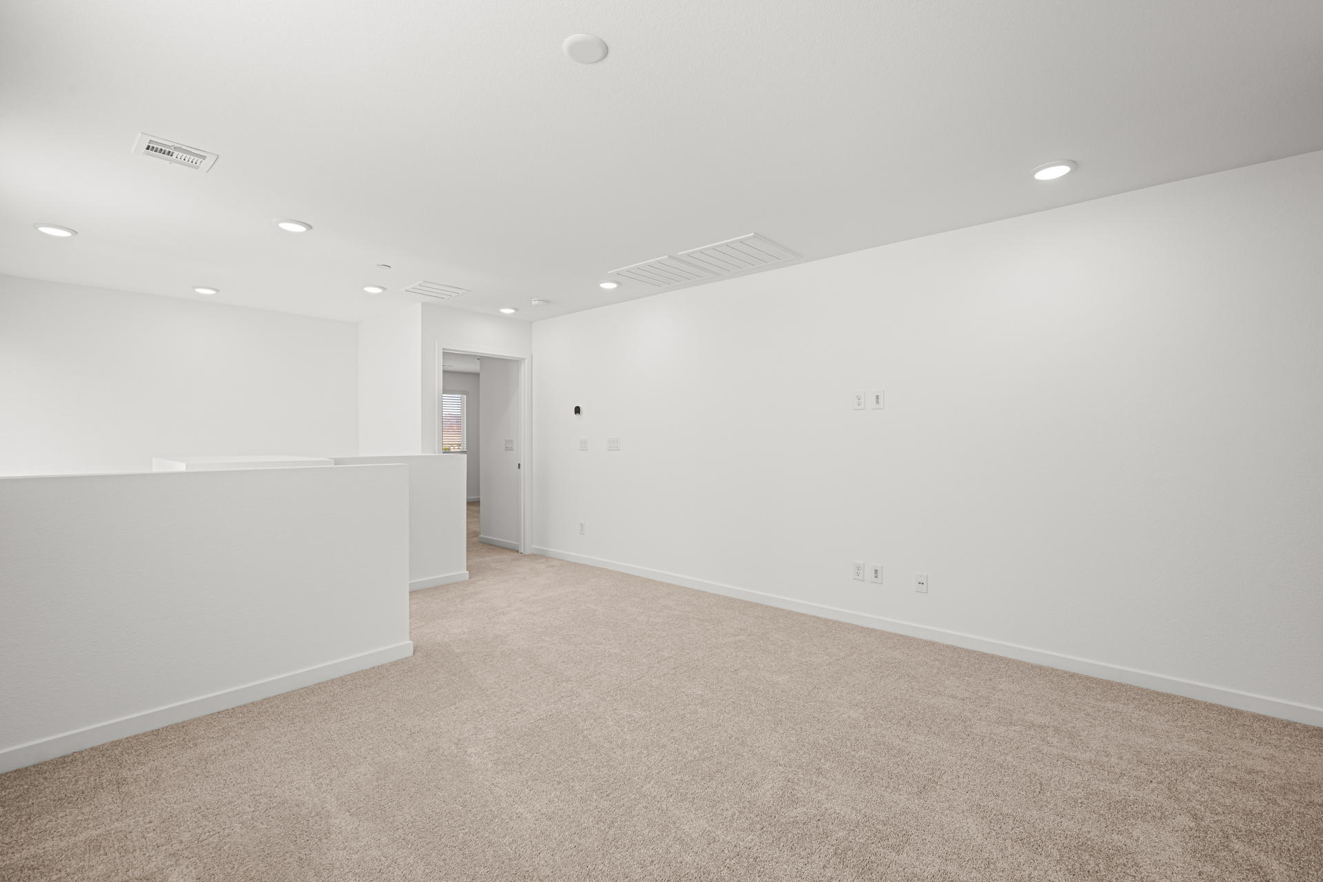 A large empty room.