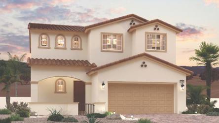 A house with a garage.