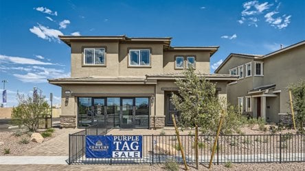 A building with a fence around it.