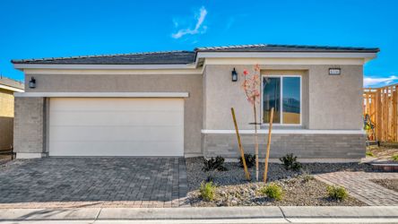 A house with a garage.