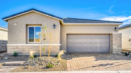 A house with a garage.