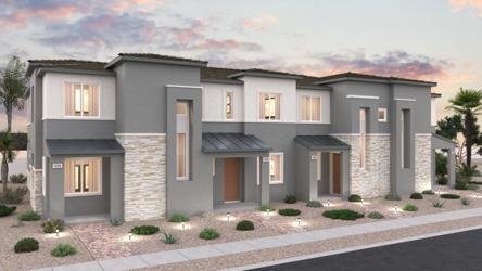 A house with a driveway.