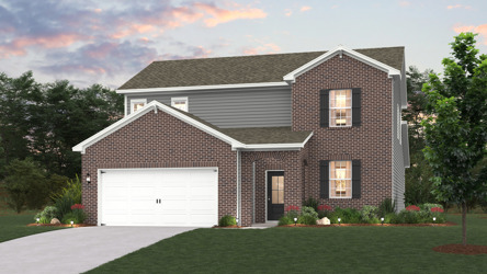 A house with a garage.