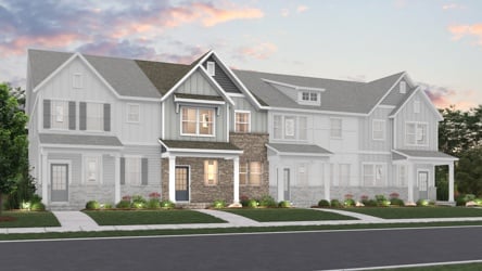 A large house with a driveway.