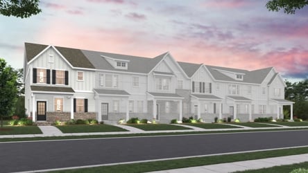 A large white house.