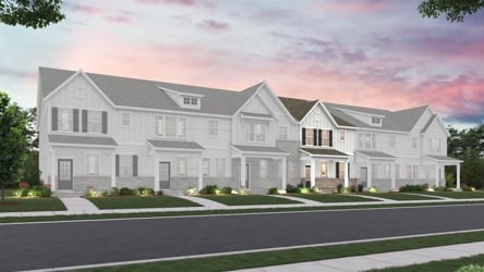 A large white house.