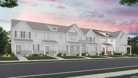 A large white house.