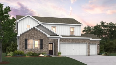 A house with a garage.