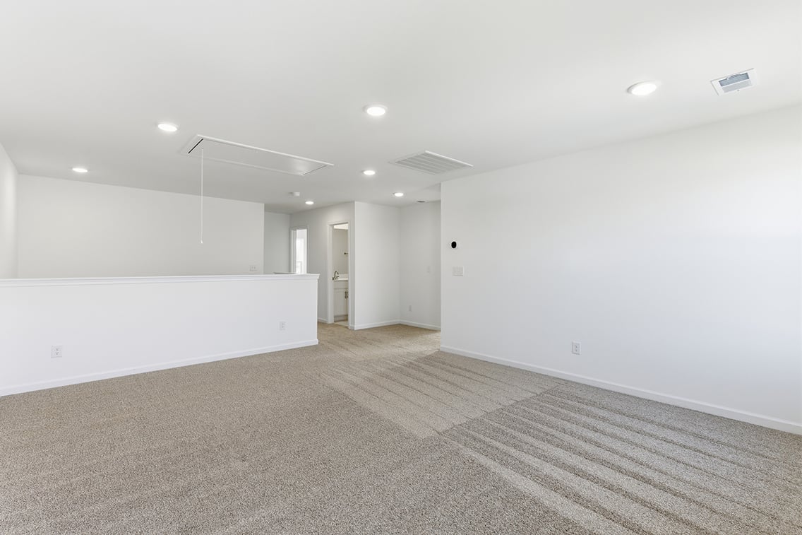 A room with white walls.