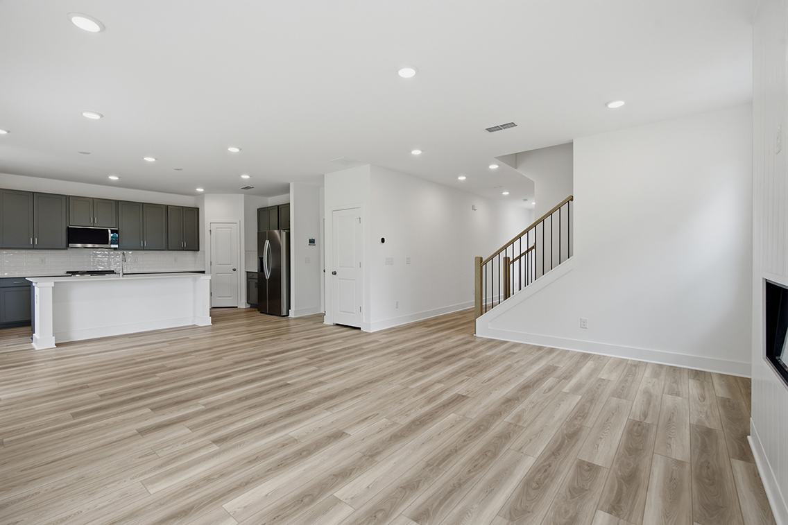 A large empty kitchen.