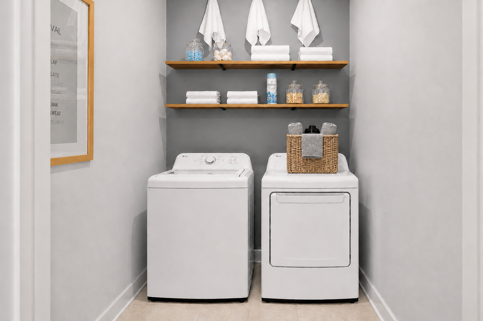 LG washer and dryer