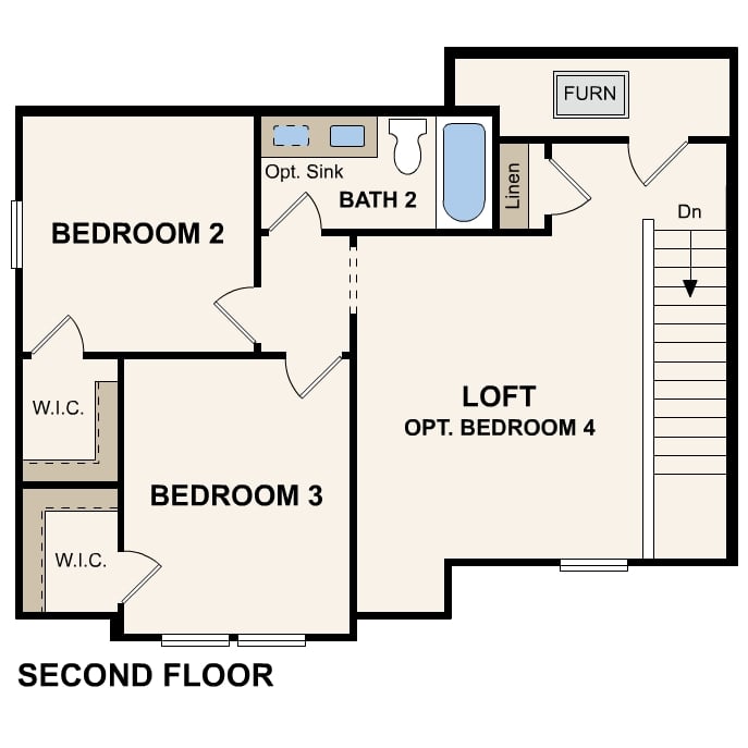 Gannet plan, second floor