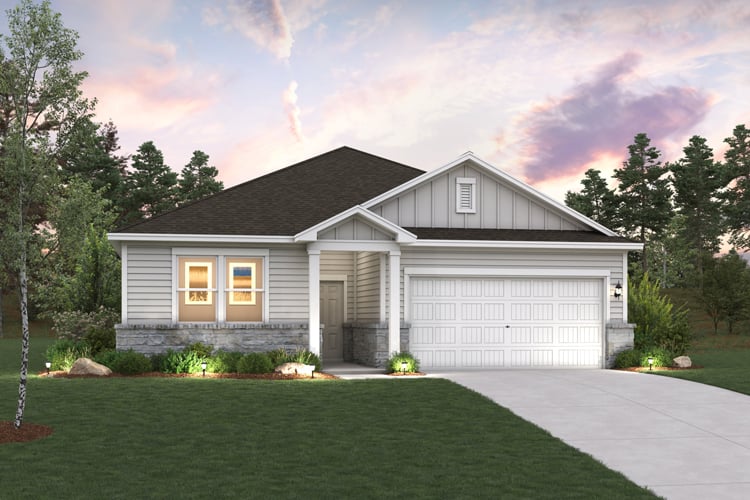 Geneva plan, elevation B