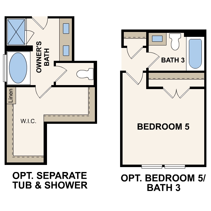 grandby plan, first floor options