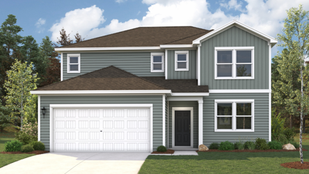 Grandby plan, elevation A