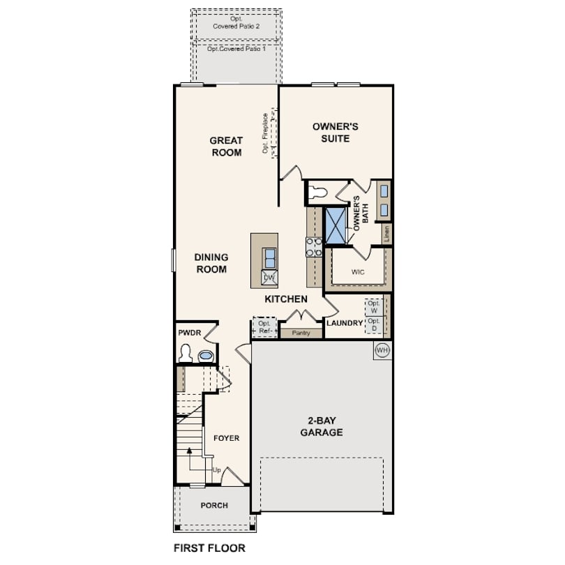 Hawthorn Floorplan at Aire at Evelyn by Century Communities
