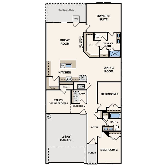 Heron plan, first floor