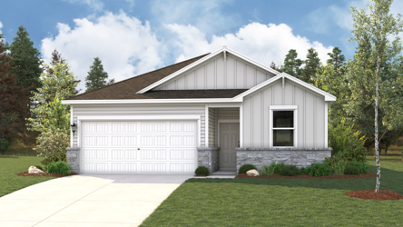 Heron plan, elevation B