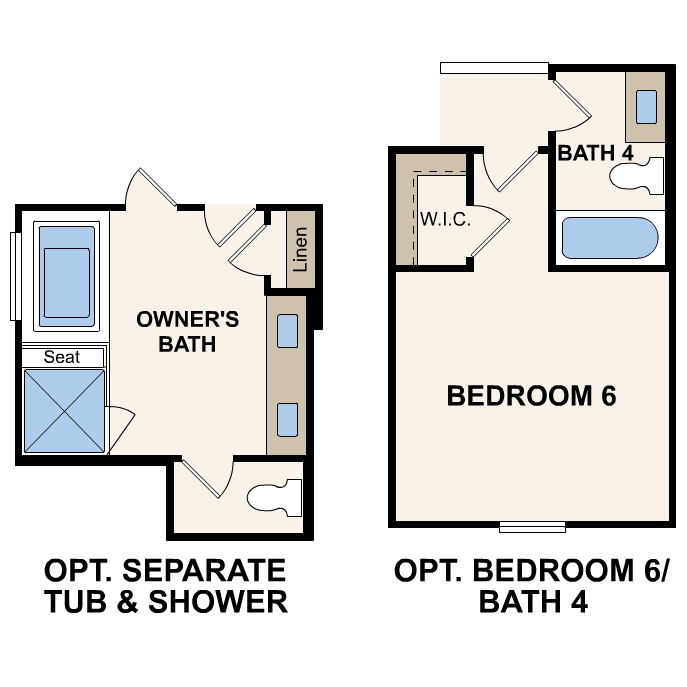 mesa plan, first floor options