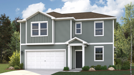 norman plan, elevation A