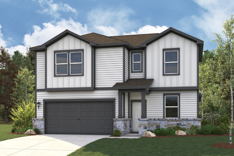 norman plan, elevation b