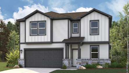 norman plan, elevation b