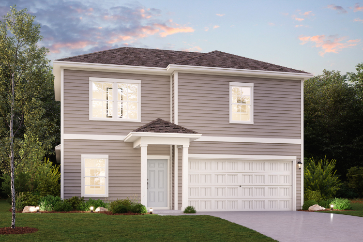 Paige plan, elevation A