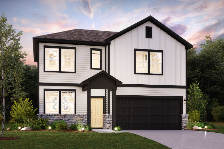 Paige plan, elevation B