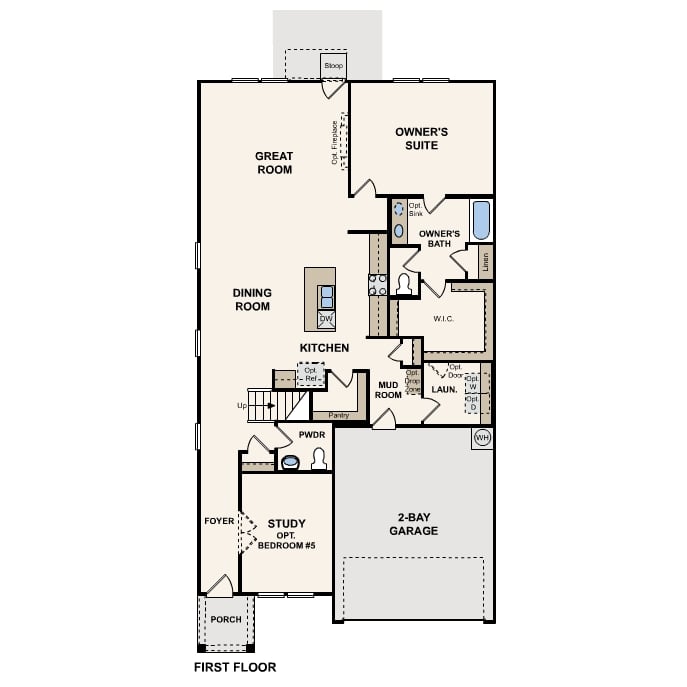 Primrose plan, first floor